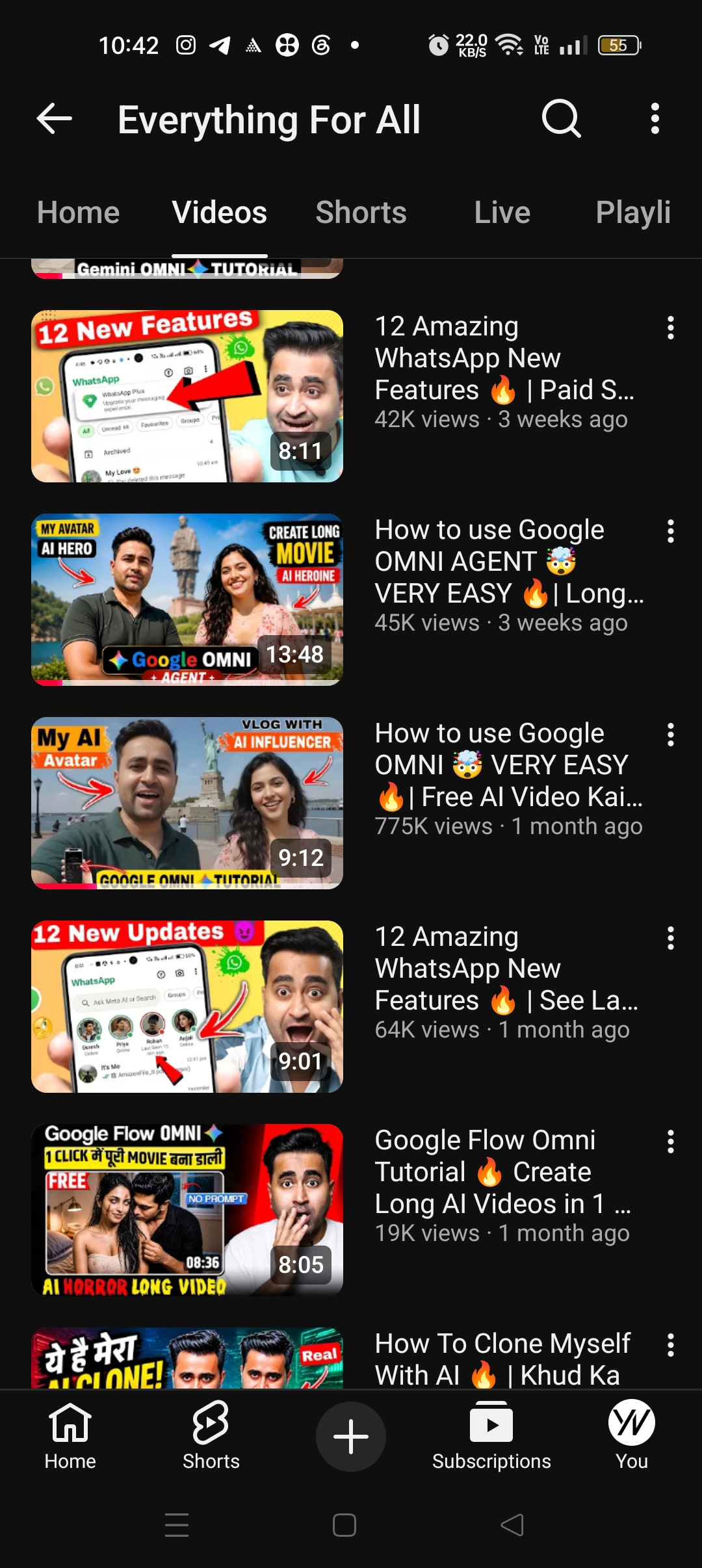 Everything For All result screenshot