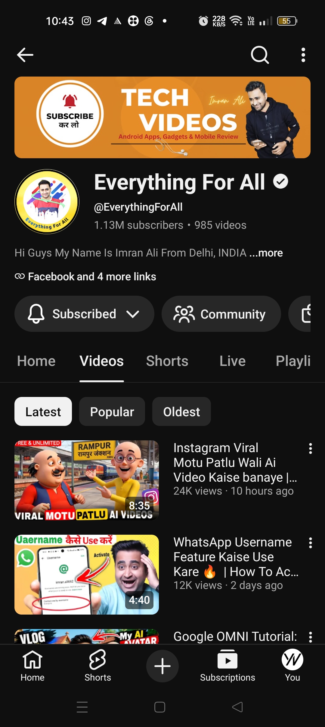 Everything For All result screenshot