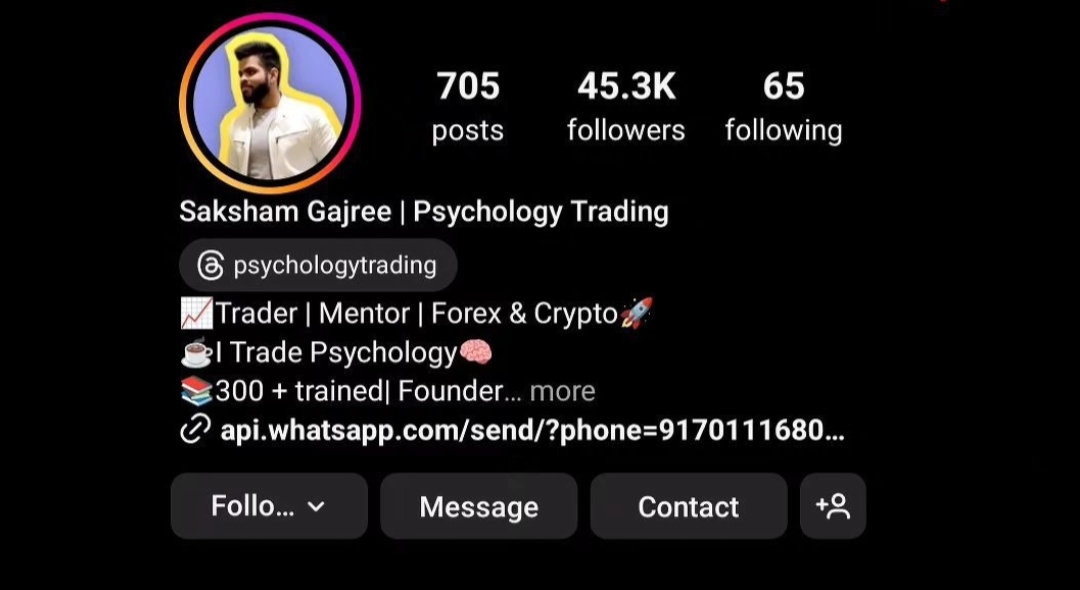 Trading creator result screenshot